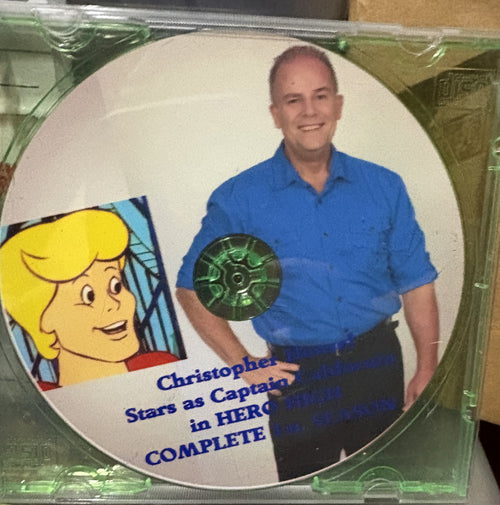 Captain California DVD of TV Show and CD of Musical Songs from Hero High